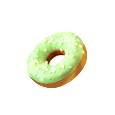 DONUT RING RECHEIO DE CREME DE PISTACHE NEVASCA 24 X 75 G