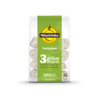 PÃO DE QUEIJO MULTIGRÃOS MINEIRINHO TRADICIONAL 25G - PCT 400 GR