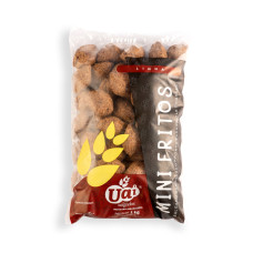 MINI KIBE FRITO C/ REQUEIJÃƒO UAÃ SALGADOS - PCT 1KG