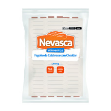 FAGOTTO DE CALABRESA COM CHEDDAR NEVASCA 160 GR - CAIXA 8 X1,600 KG