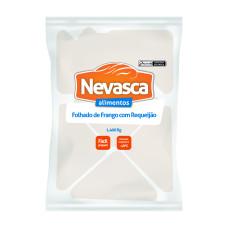 FOLHADO DE FRANGO COM CATUPIRY NEVASCA 140 GR - CAIXA 8 X 1,400 KG