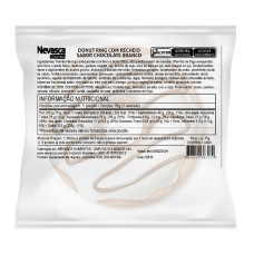 DONUT RING COM RECHEIO SABOR CHOCOLATE BRANCO 24 X 75 G