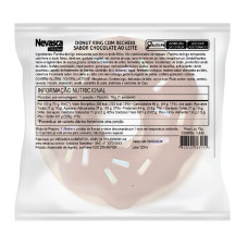 DONUT RING COM RECHEIO SABOR CHOCOLATE AO LEITE 24 X 75 G
