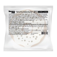 DONUT RING COOKIES AND CREAM COM RECHEIO SABOR BAUNILHA 24 X 75 G