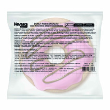 DONUT RING SENSAÇÕES COM RECHEIO SABOR MORANGO NEVASCA 24 X 75 G