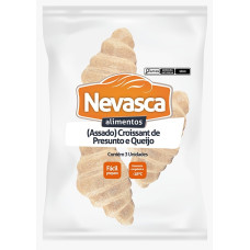 CROISSANT DE PRESUNTO E QUEIJO NEVASCA 90 GR ASSADO (CAIXA 12 X 270GR)