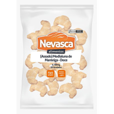 MEDIALUNA DE MANTEIGA - DOCE 35 GR NEVASCA - CAIXA 6 X 700GR (PRÉ-ASSADA)